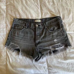 FREE PEOPLE DISTRESSED SHORTS